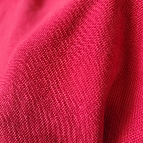 Mens Tommy Hilfiger Red Polo Shirt - Picture 6 of 8